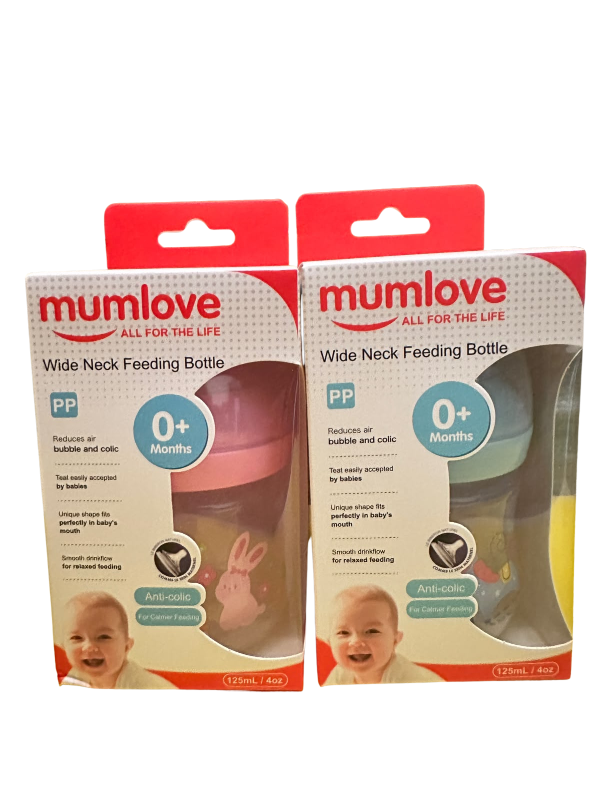 Wide Neck Feeding Bottle 125ml
