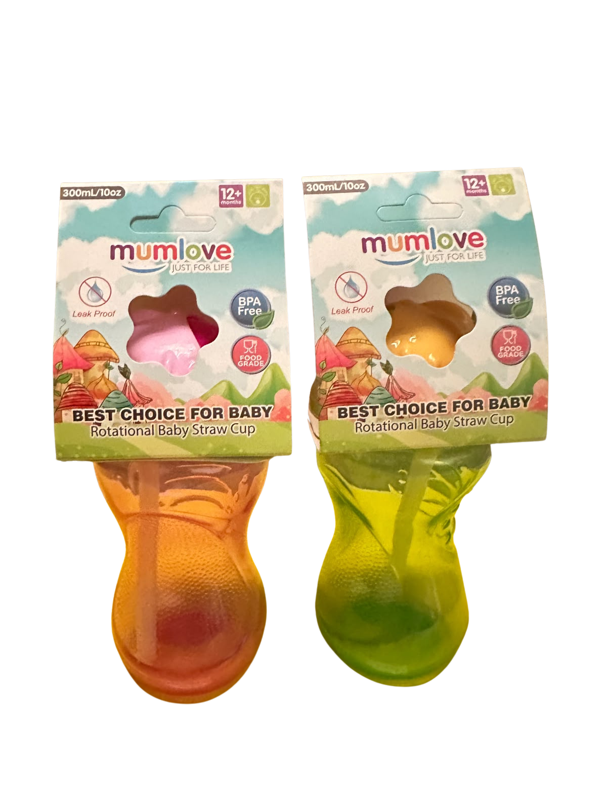 Rotational Baby Straw Cup