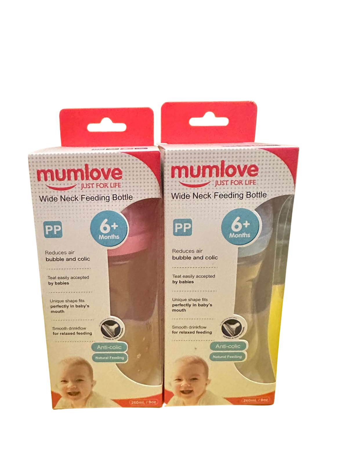 Wide Neck Feeding Bottle 260ml