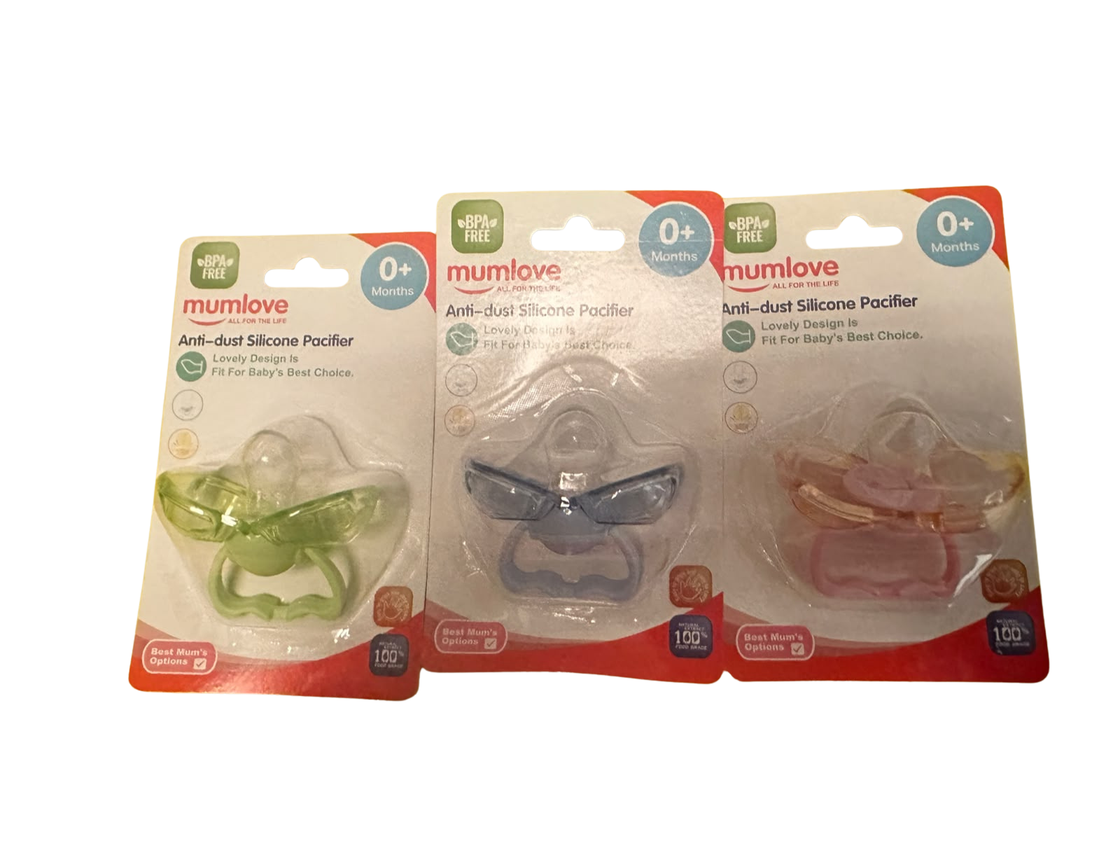 Anti-dust Silicone Pacifier