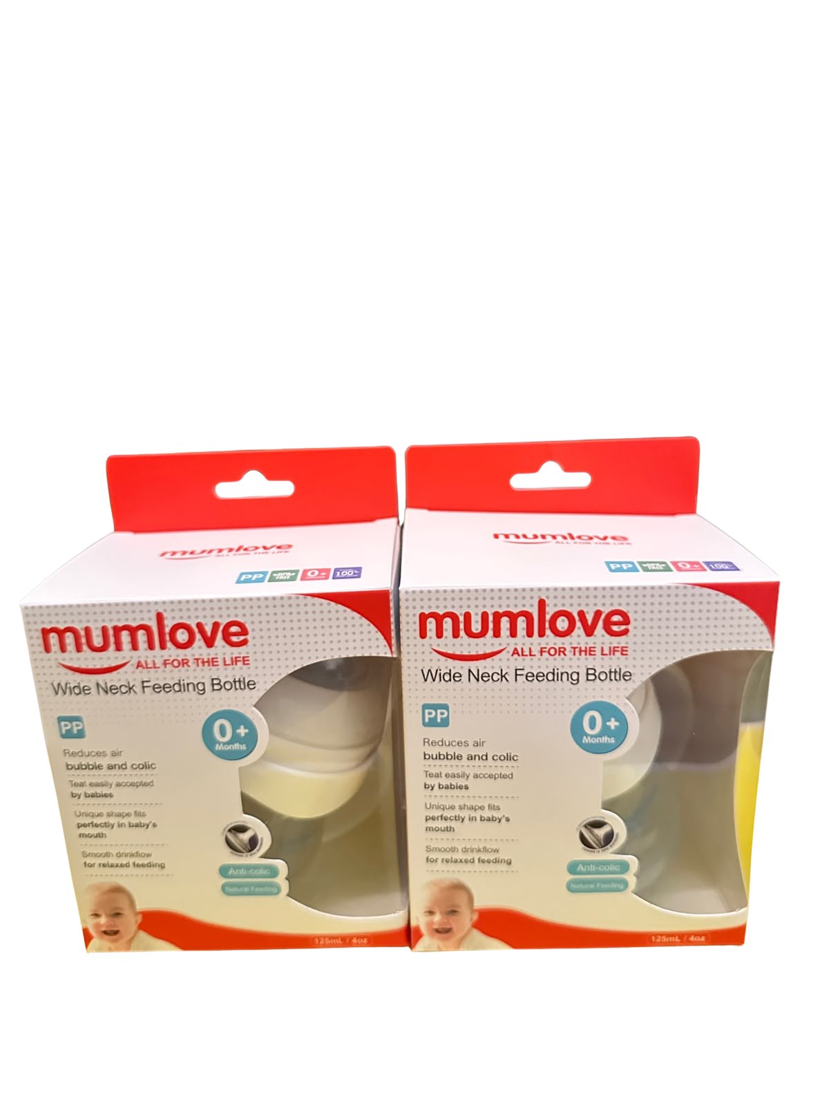 Wide Neck Feeding Bottle 125ml